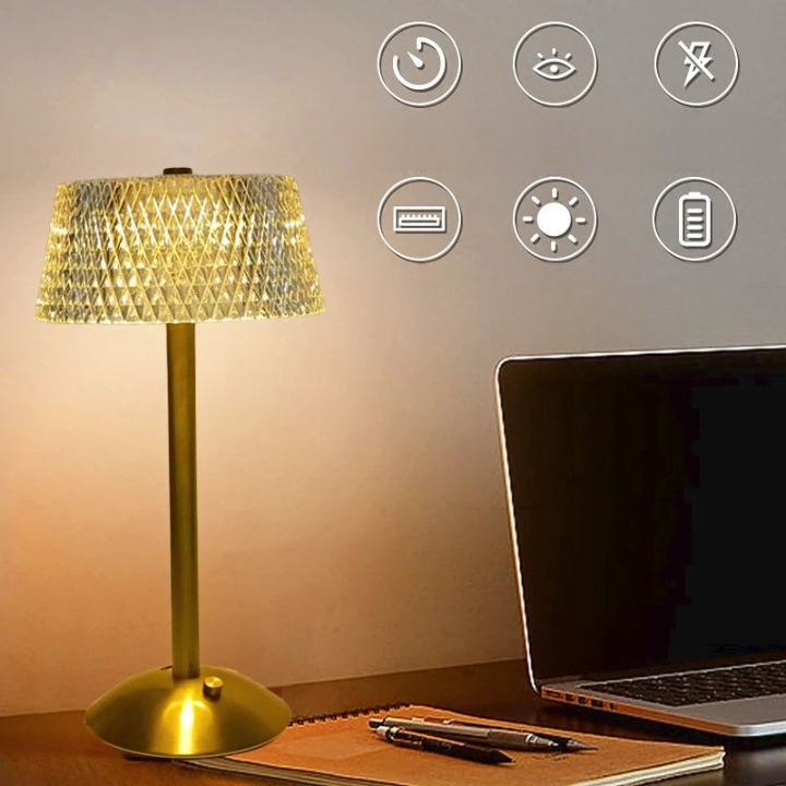 Diamond Retro Led Bar skrivebordslampe