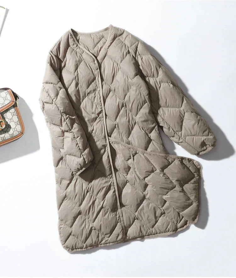 Dolly varm og elegant lettvektsjakke