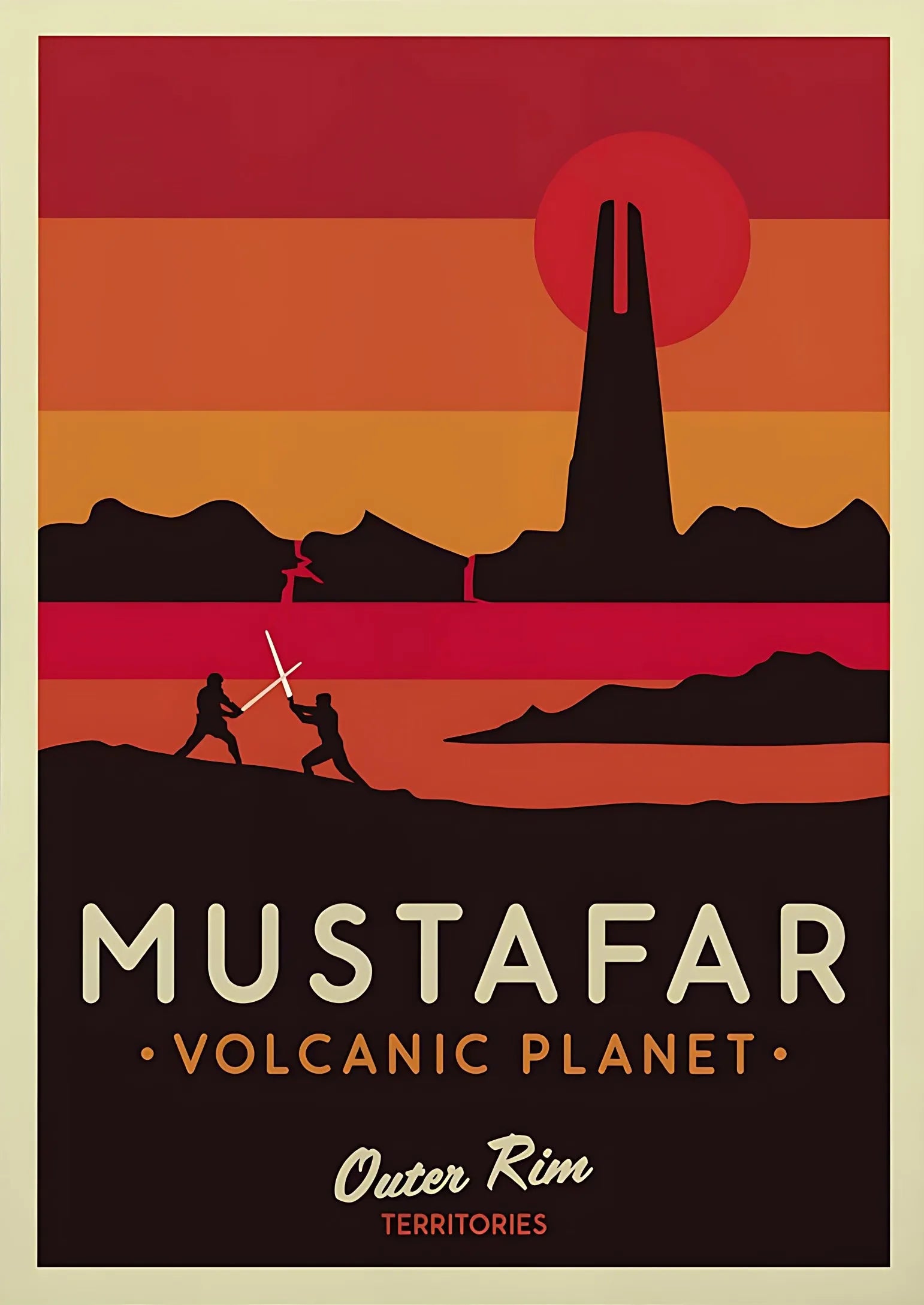 GalacticGetaways - Klassisk Star Wars-reiseplakat