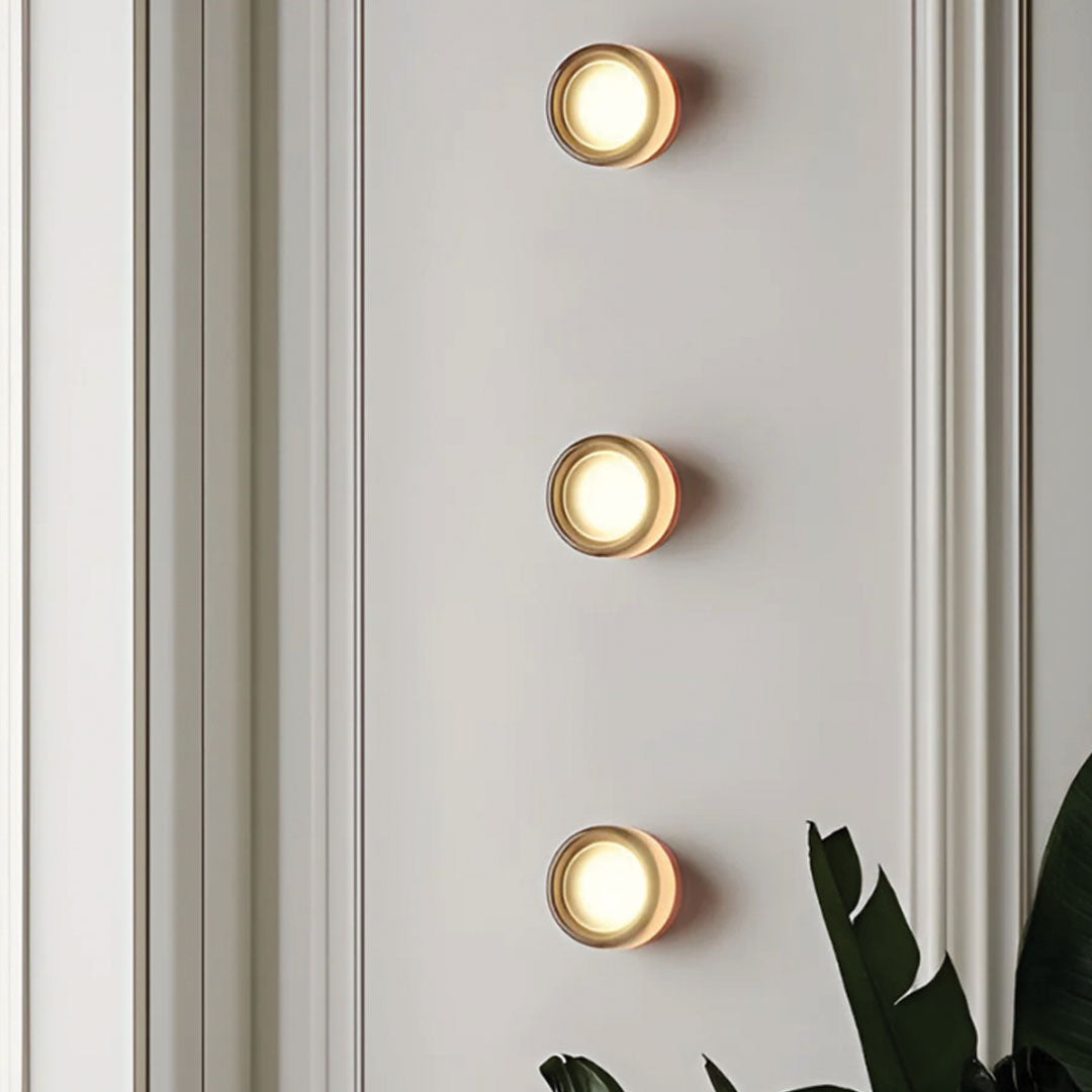LumiGlow - Moderne ambient vegglamper for en varm og innbydende atmosfære