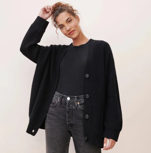 Julia - Elegant og uanstrengt oversized strikkegenser