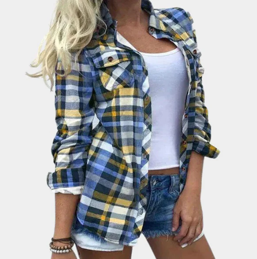 Lucia - Rutete skjorte