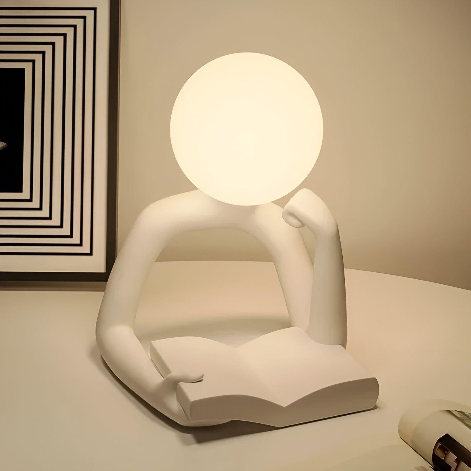 EvaGlow Abstract Luxe bordlampe - Moderne eleganse