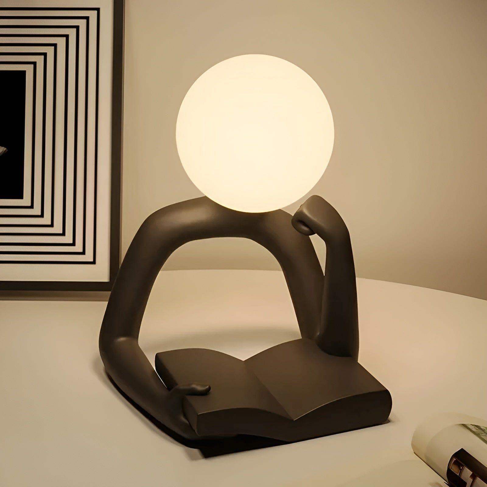 EvaGlow Abstract Luxe bordlampe - Moderne eleganse