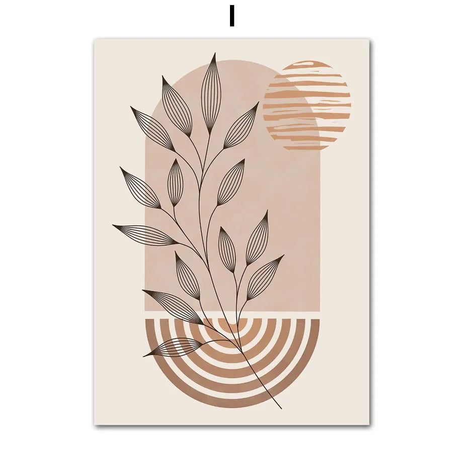EarthEssence - Kreativ minimalistisk veggplakat