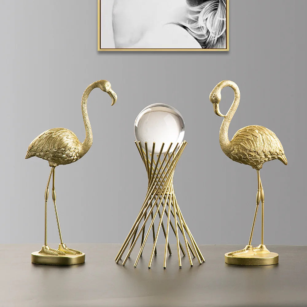Flamora dekorativ flamingofigur – Elegant og unik karakter for hjemmet ditt