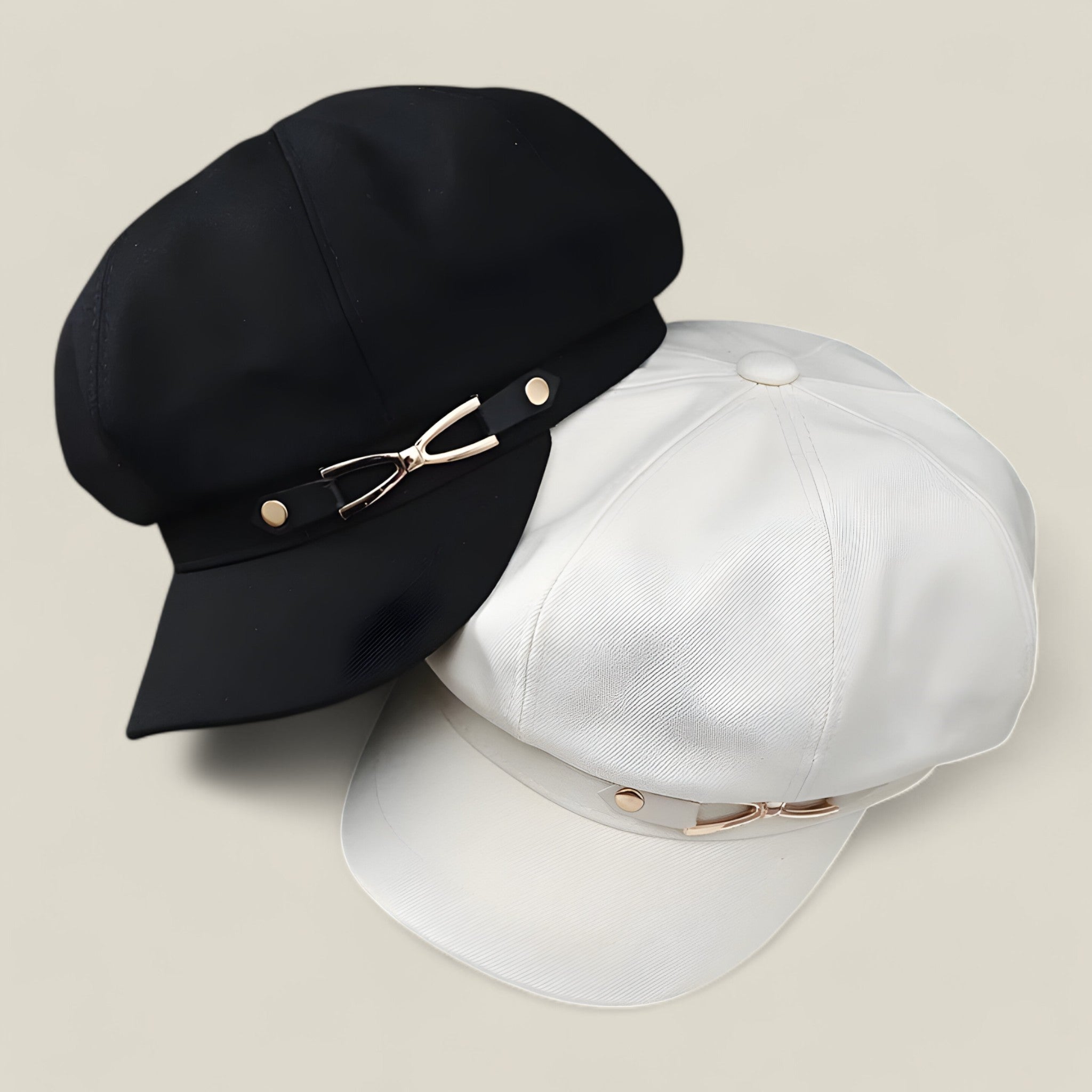 Claire stilig, fet åttekantet baret