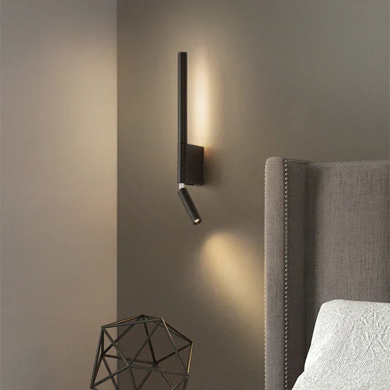 LumiGlow Elegant LED-vegglampe – Stilig belysning for avslapning og hygge