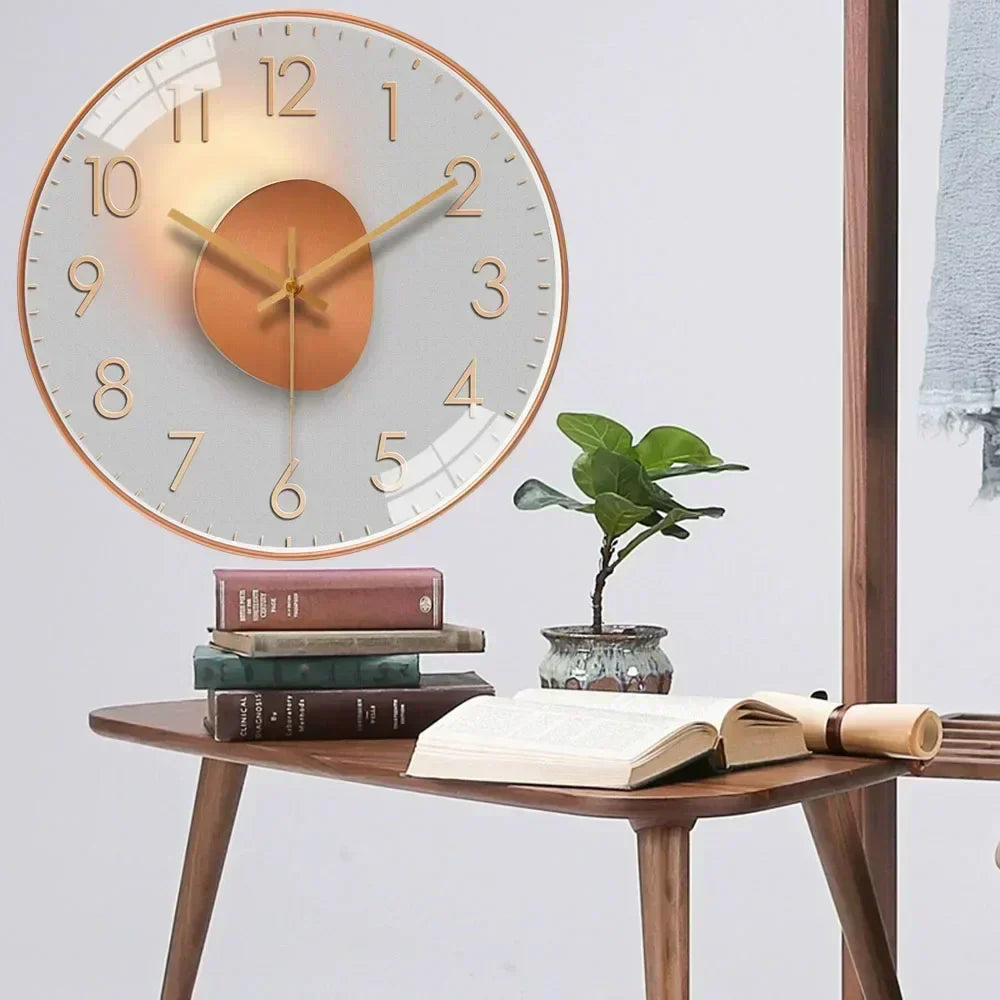 SilentTime - Digital veggklokke i klassisk stil