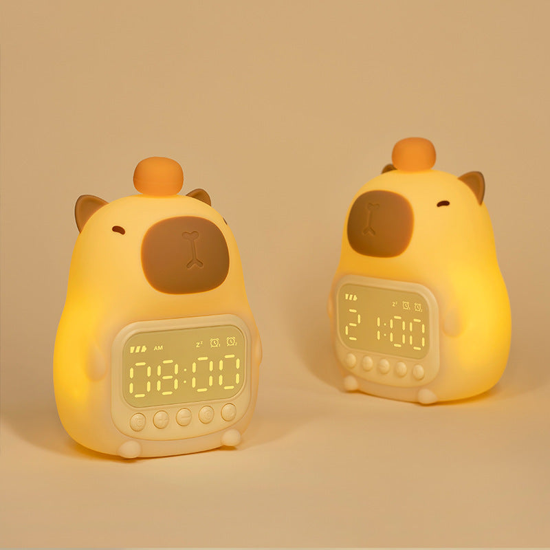 CapyTid vekkerklokke – Capybara-formet vekkerklokke