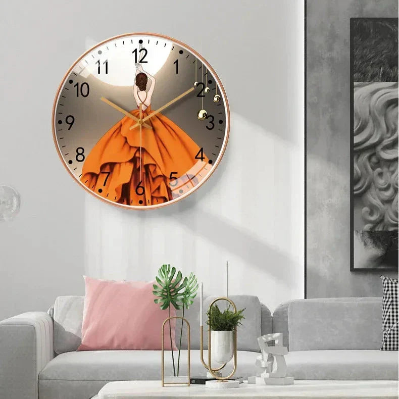 ScandiTick elegant veggklokke – moderne design for enhver innredning