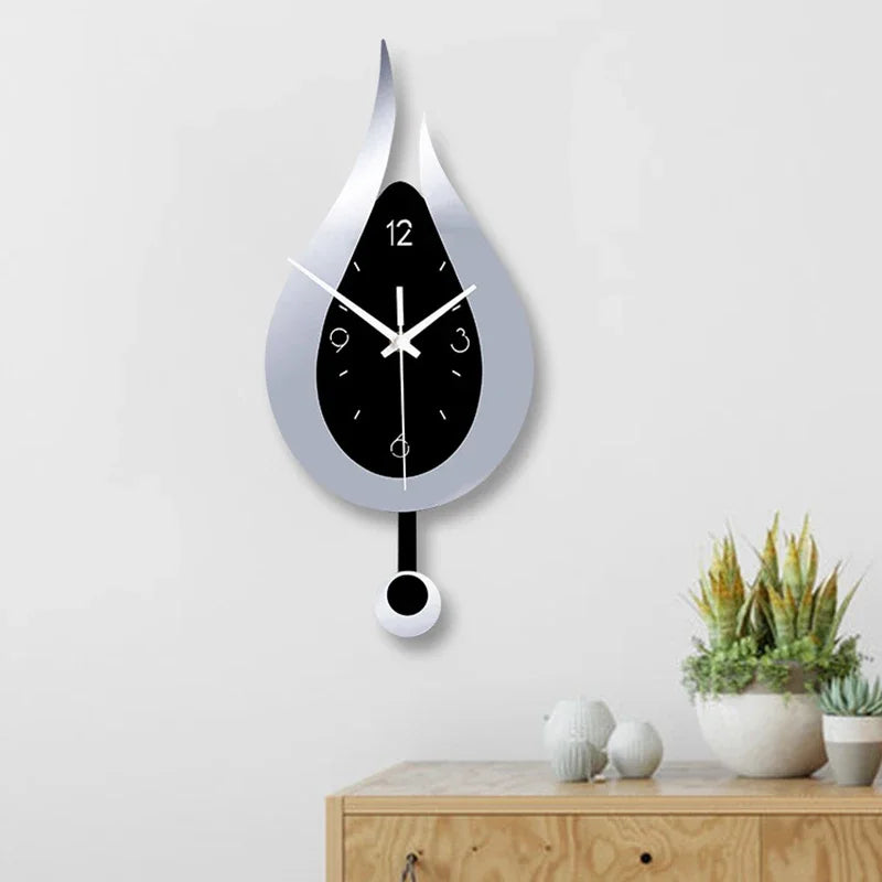 GraceTime Elegant Veggklokke – Stilig dekorativ touch for hjemmet ditt