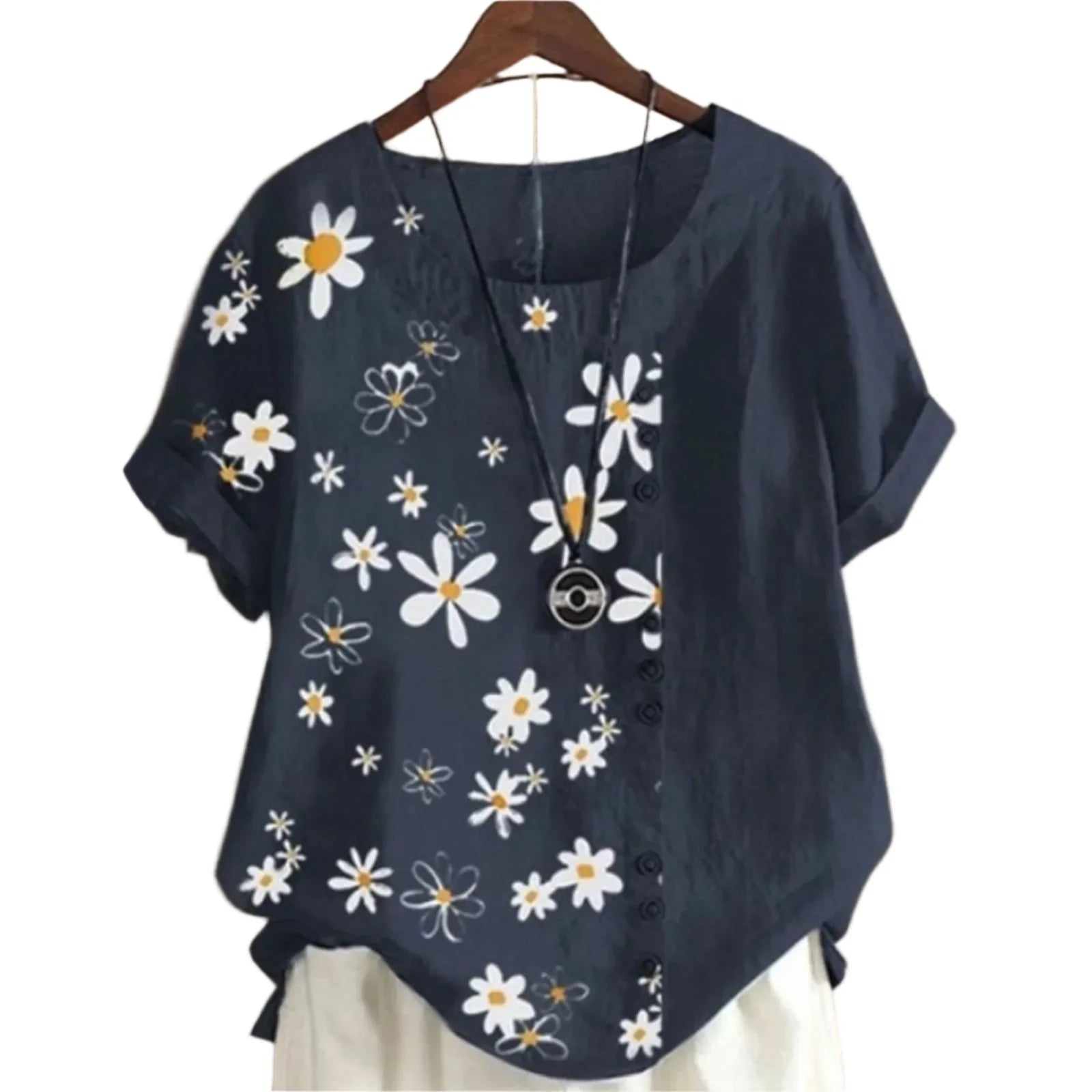 Blomstra – Elegant damebluse med raffinert stil