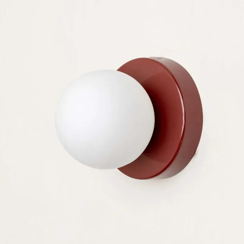LumiGlobe - Moderne vegglampe fra midten av århundret med glasskule