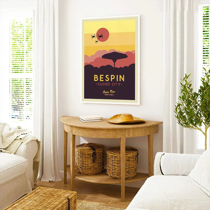 GalacticGetaways - Klassisk Star Wars-reiseplakat