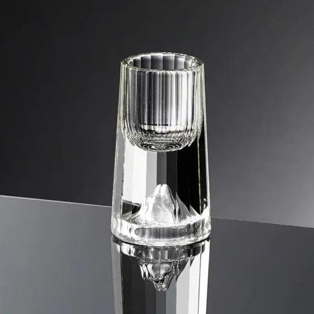 AuraGold – Krystallshotglass med ekte gullflak
