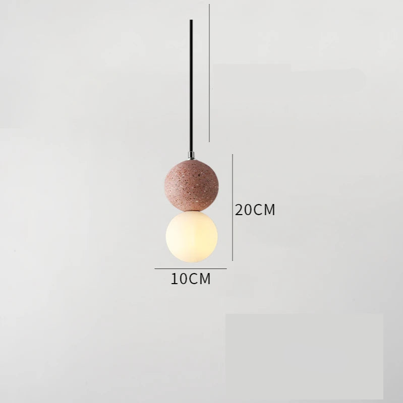 LumiOrb - Minimalistisk taklampe med glassskjerm