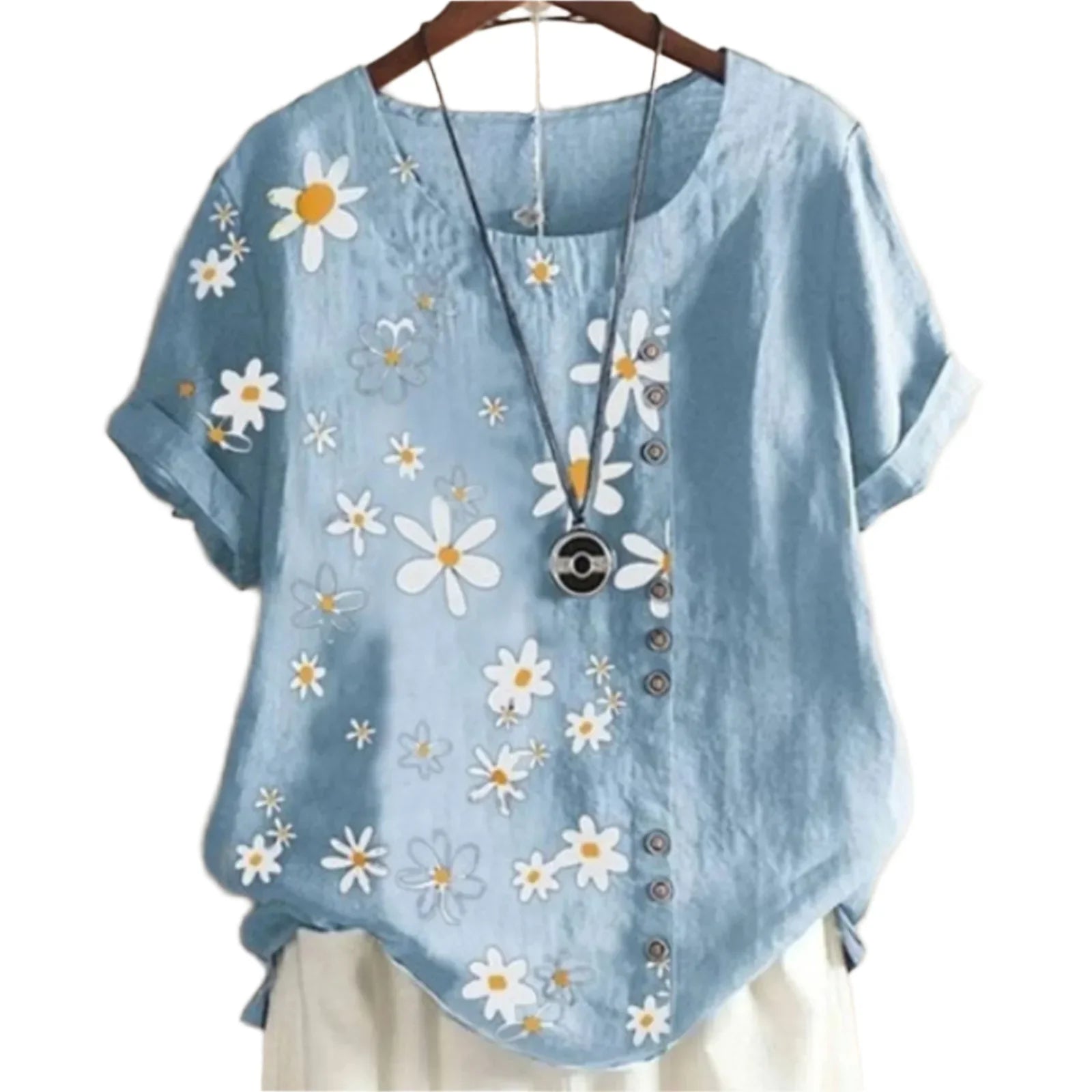 Blomstra – Elegant damebluse med raffinert stil