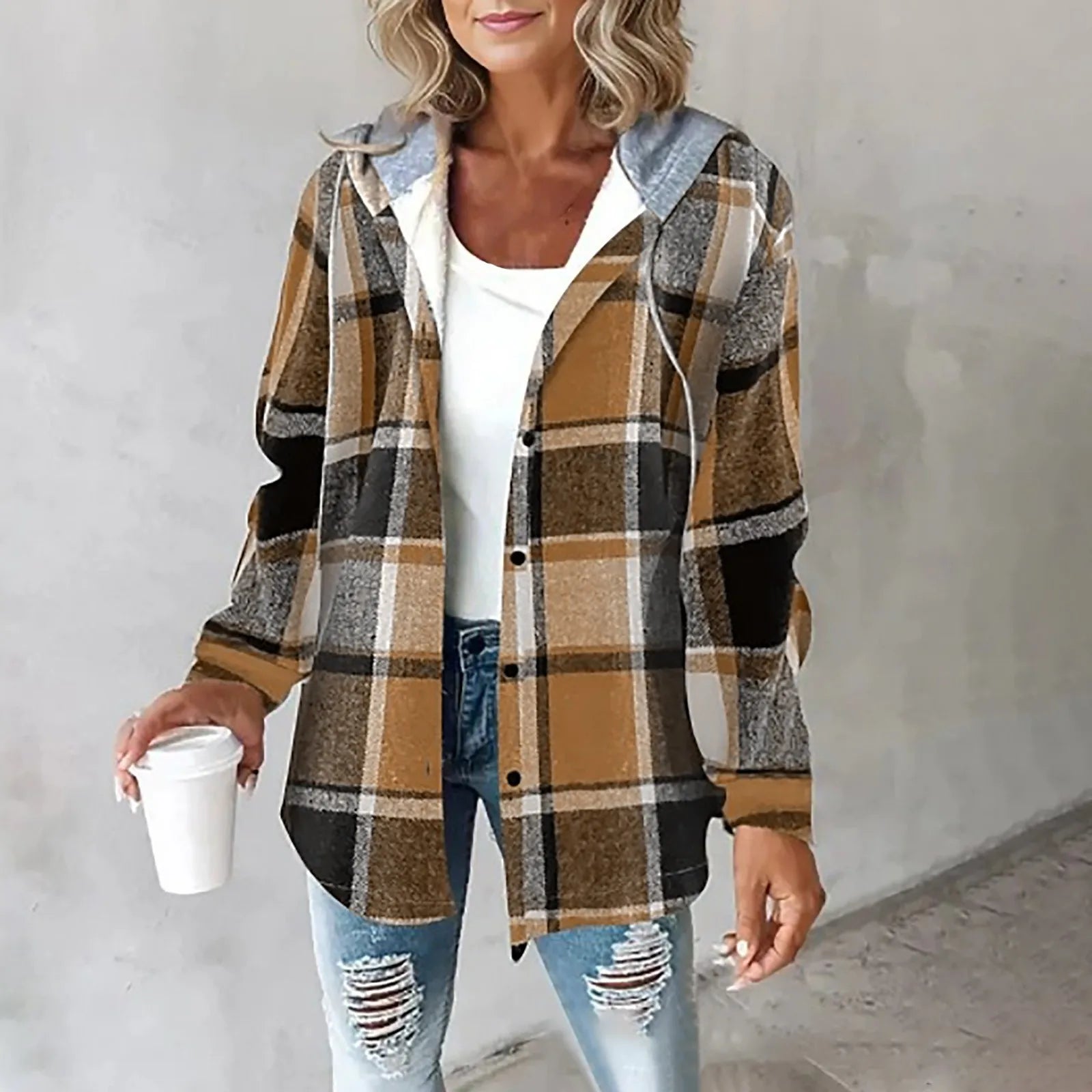 Freja rutete skjortejakke – klassisk og moderne look