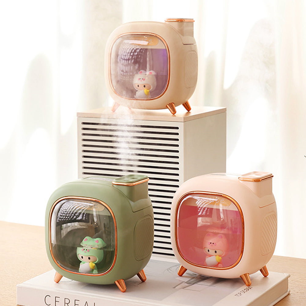 MistJoy Mini Luftfukter – Dobbel Mistdiffuser med mykt omgivelseslys