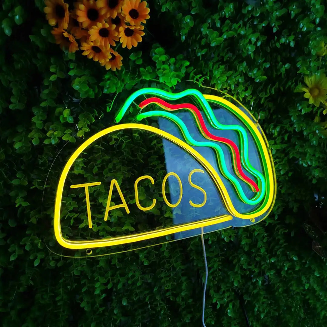 GlowBite fastfood-natlys i neon - skab en trendy og sjov atmosfære