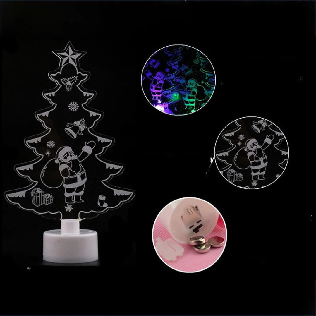 FrostyGlow - fargerike LED-snømannlys