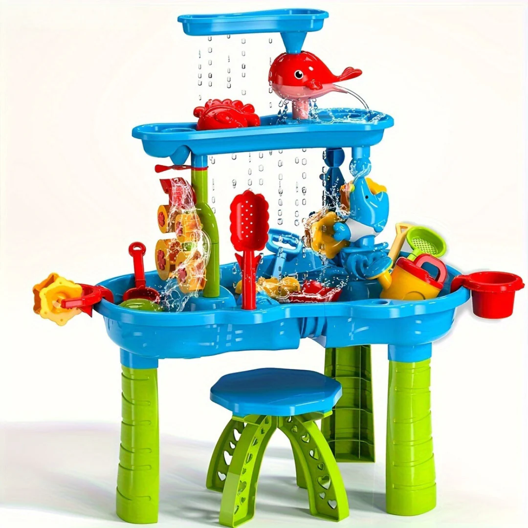 Playshore – Sand- og vannlekebord med 3 lag