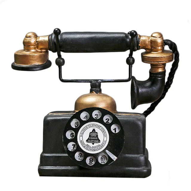 VintageDial - Dekorativ replika av antikk dreietelefon