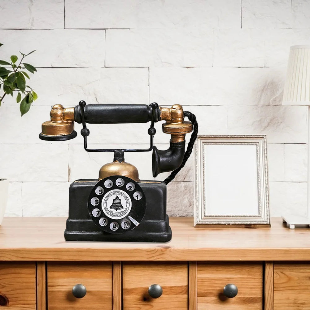 VintageDial - Dekorativ replika av antikk dreietelefon