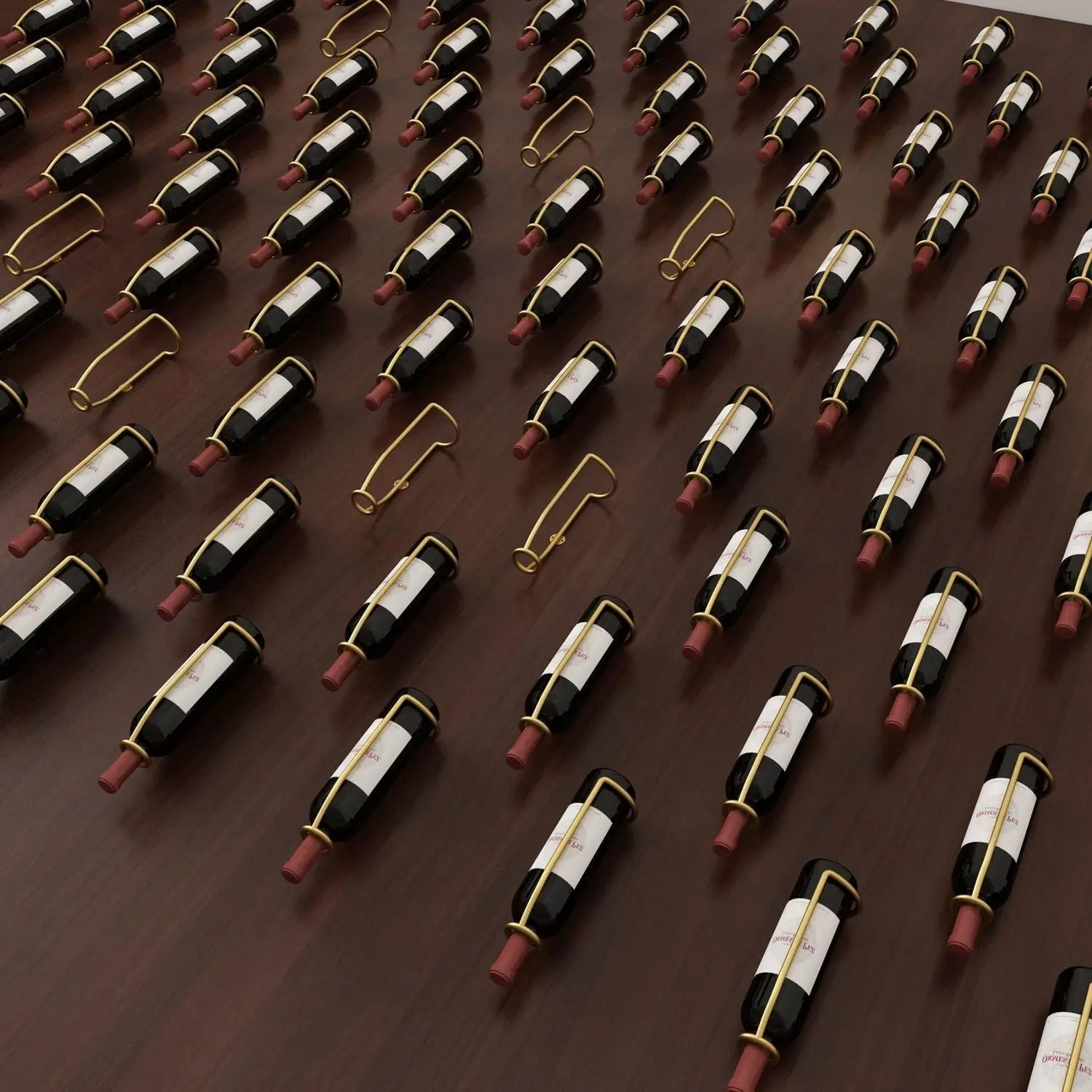 VinoElegance – Minimalistisk veggmontert vinstativ