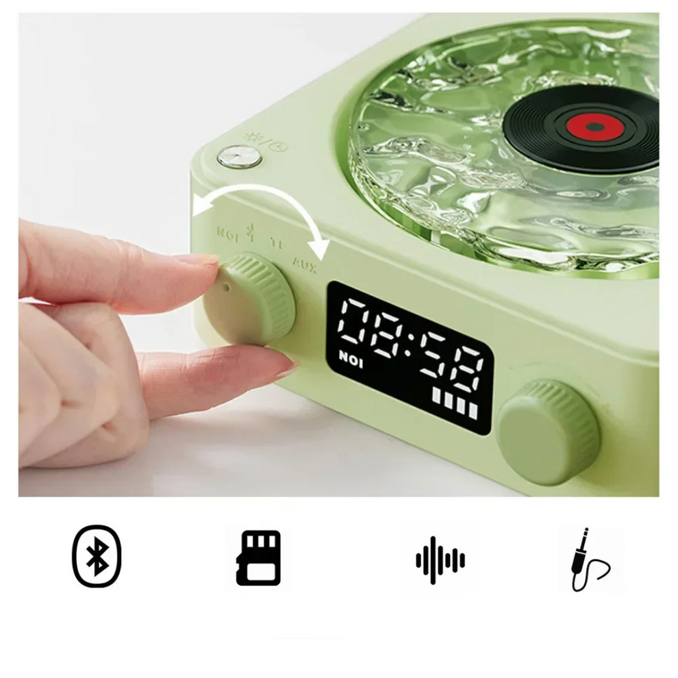 SpinTime - Vintage-inspirert klokke med moderne lydfunksjoner