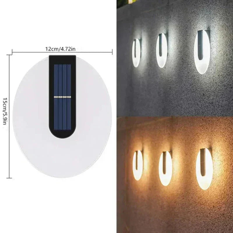 Elegant LED-vegglampe for utendørs bruk