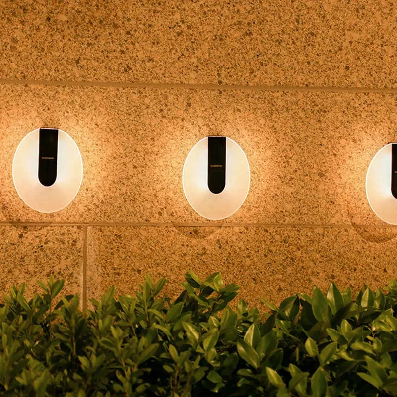 Elegant LED-vegglampe for utendørs bruk