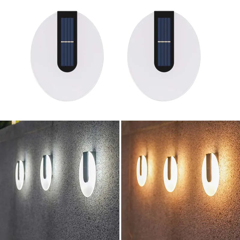 Elegant LED-vegglampe for utendørs bruk