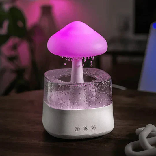 SereneBreeze - Luftfukter med nattlys og elegant design