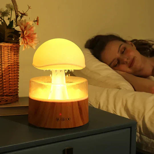 SereneBreeze - Luftfukter med nattlys og elegant design