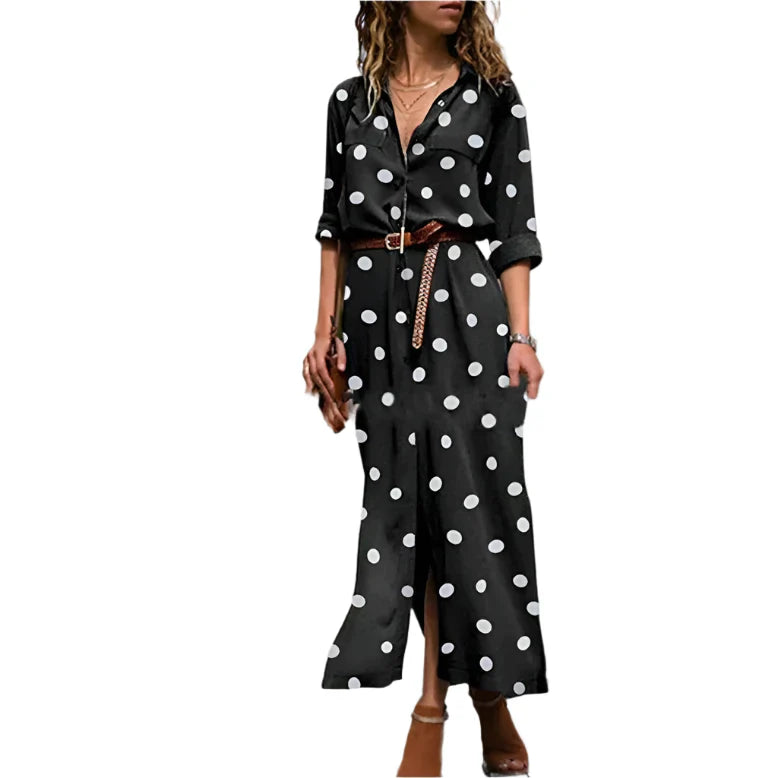 Mathilde mønstret sommerkjole for kvinner - Elegant og lett design