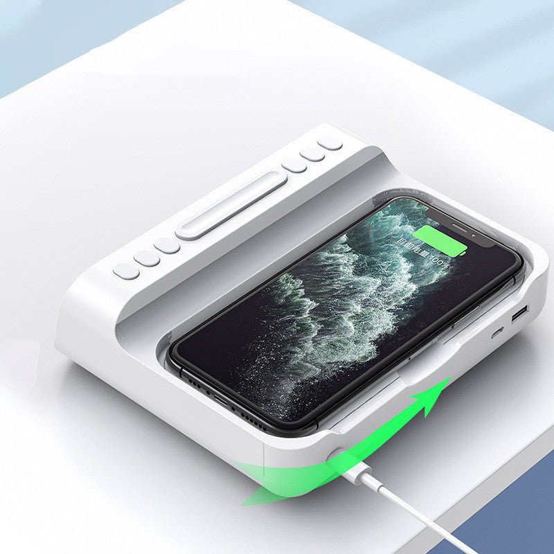 ChargeTime Pro – Digital vekkerklokke med trådløs lading og stort display