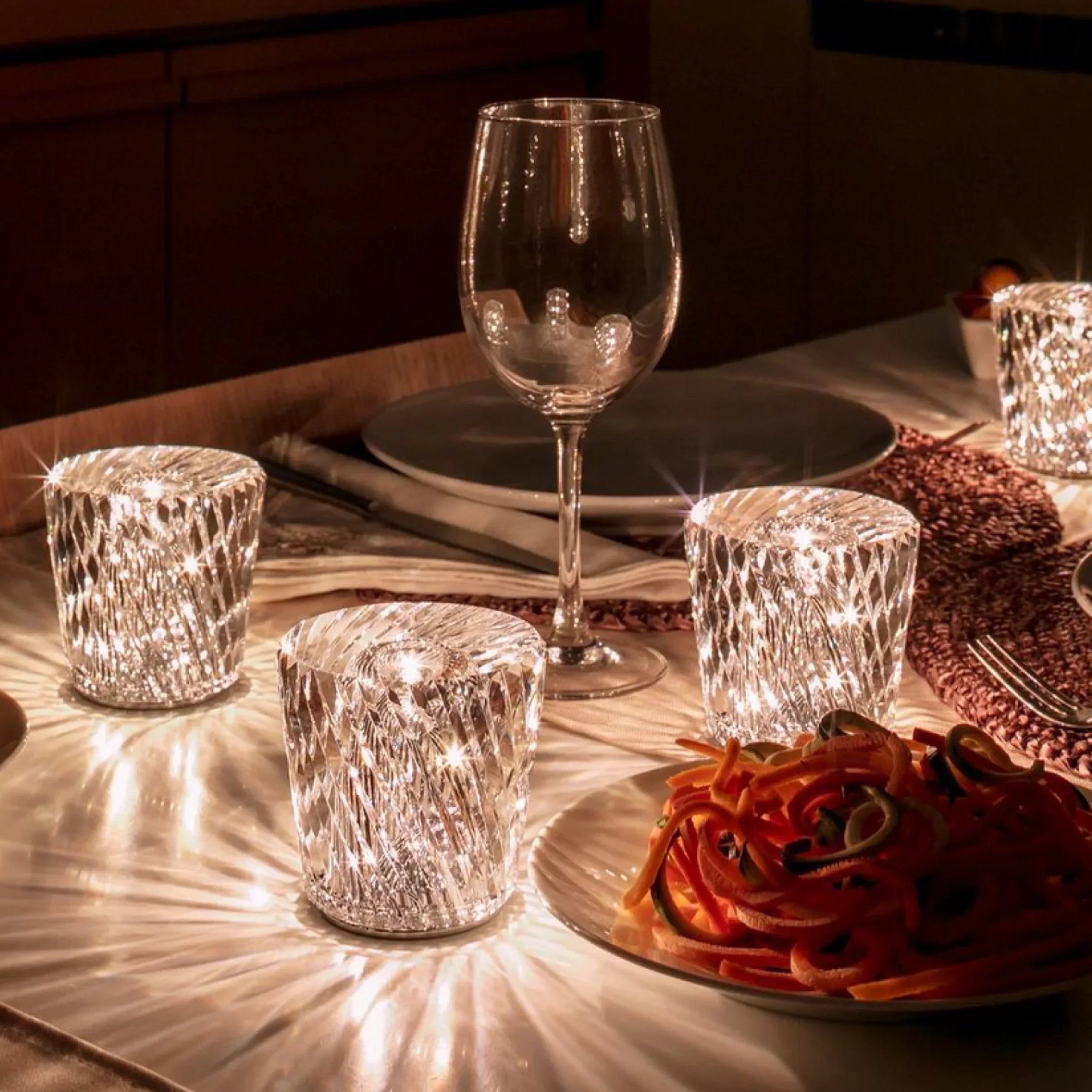 Diamant Glød LED Krystallampe