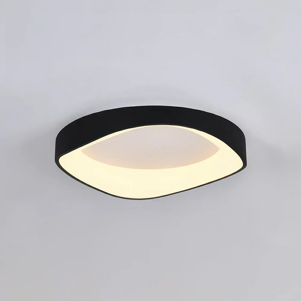 LysLuna Elegant taklampe i tre med myk LED-belysning