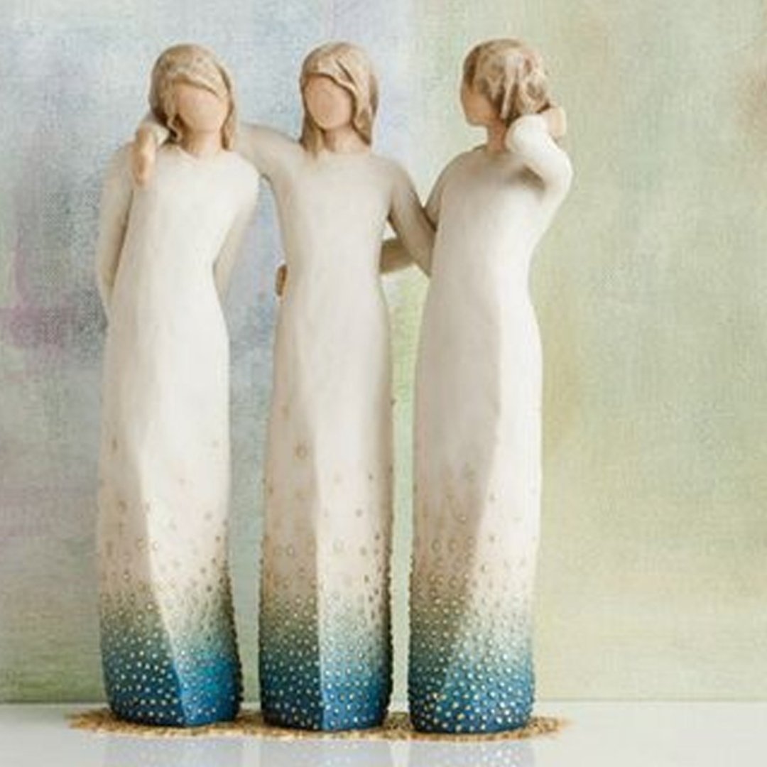 SisterSoul Resinfigur - Omsorgsfullt Søsterskapspynt