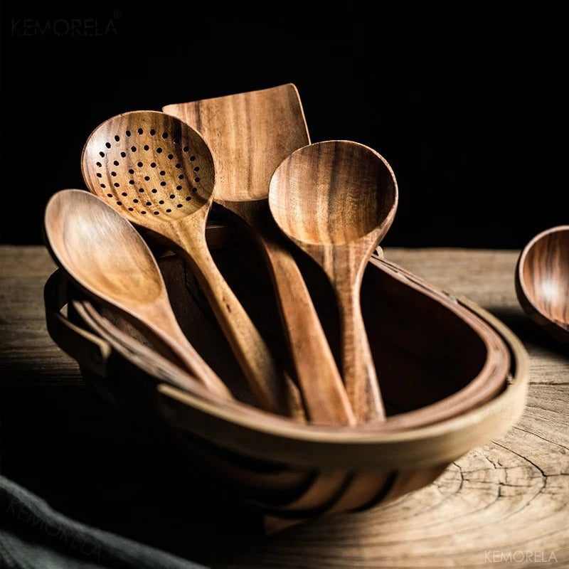 EcoWood - Premium kjøkkenredskapssett i tre