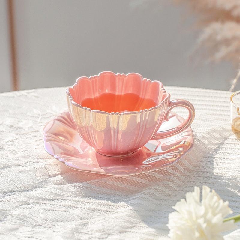 BlossomBrew - Elegante kaffekopper med blomster