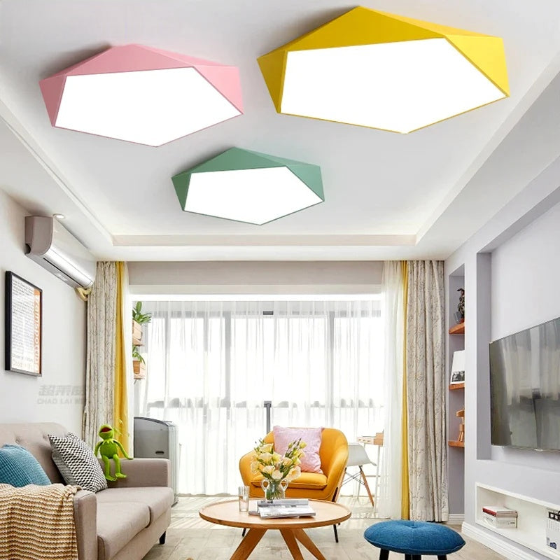HexaGlow moderne taklampe - stilig og unik design