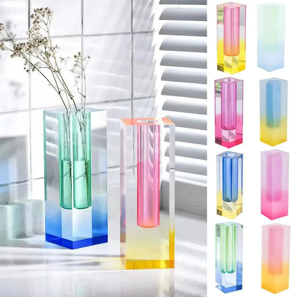 LumiBloom - blomstervase i krystall med gradient