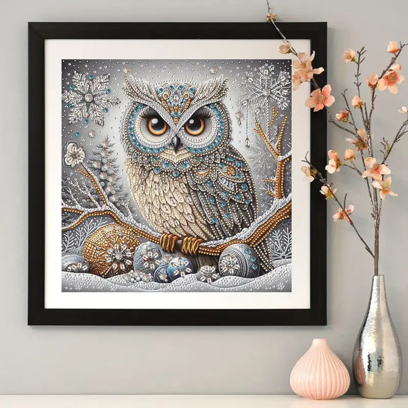 LumiOwl - Diamantsett for maling av briljante ugler