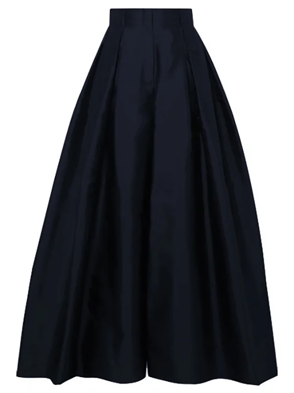 Eva - Elegant bukse med høy midje, plissé