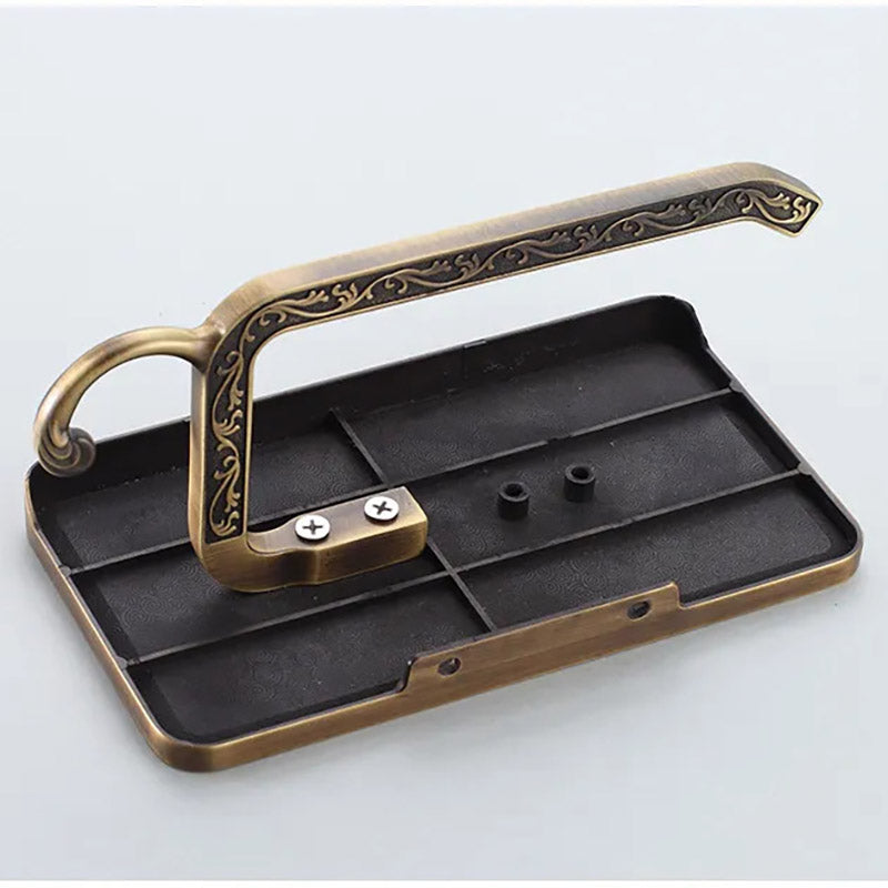 RegalHold - Antik toalettpapirholder med hylle