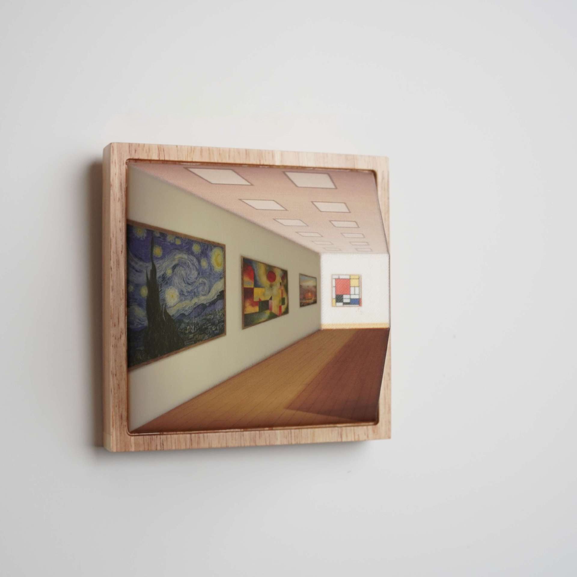 ArtGlow - vegglampe med optisk illusjon i 3D