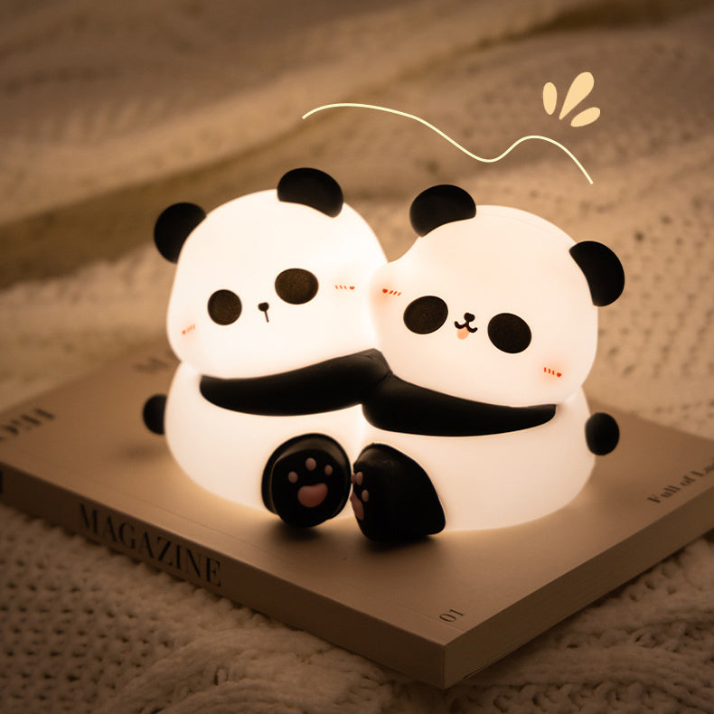 PandaGlow - Sjarmerende LED Duo nattlys